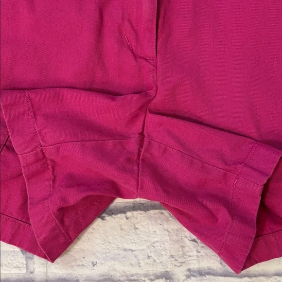 J Crew Pink Chino Shorts Plain Front Mid Rise 5 Inch Inseam Women’s Size 4 - Picture 5 of 9